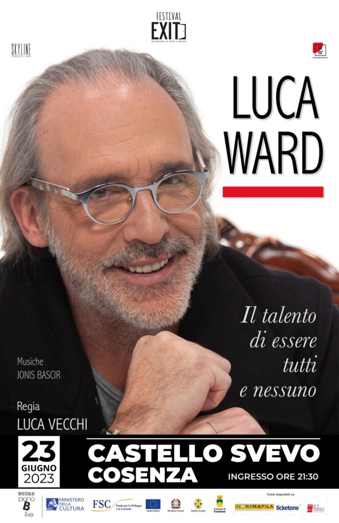 Spettacolo di Luca Ward al castello svevo di cosenza